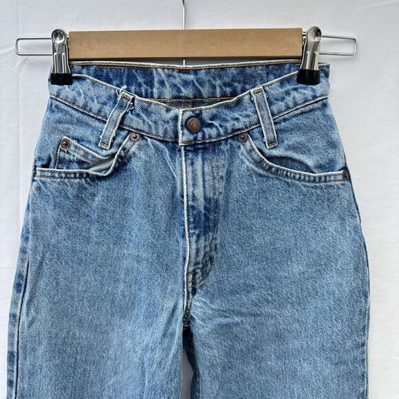 Levis 550 Relaxed Fit Slim Vintage Mom‎ Jeans 1996 Light Wash Denim Womens 14 - Picture 4 of 14